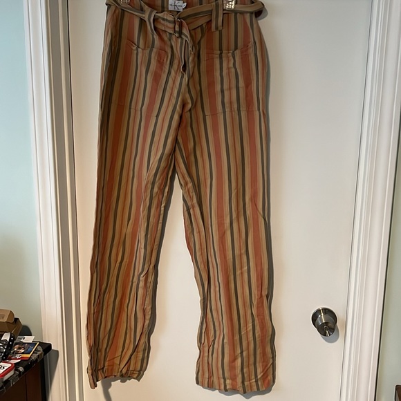 Calvin Klein Summer Striped Pants Size 4 Lightweight - Picture 2 of 5